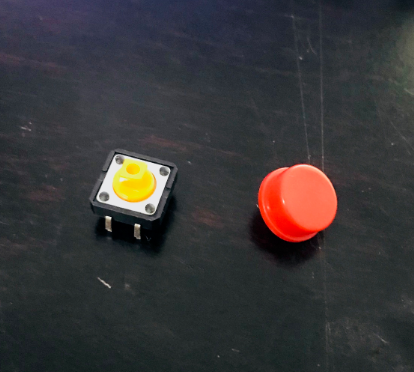 Single push button switch box