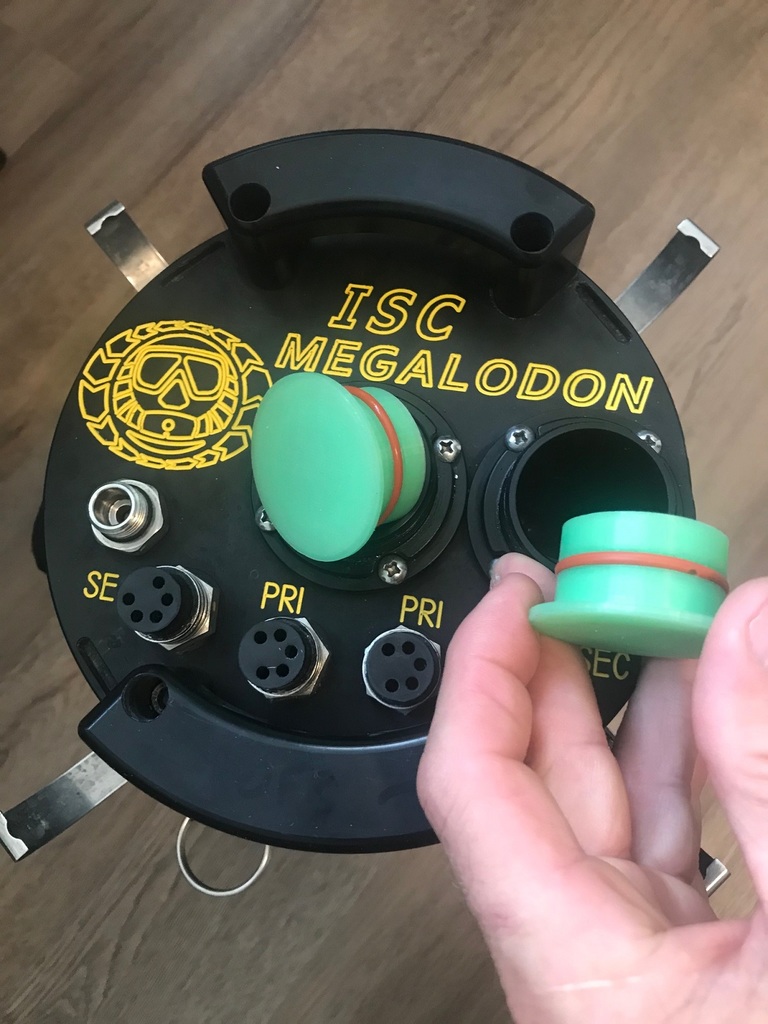 ISC Megalodon Head unit protective plugs