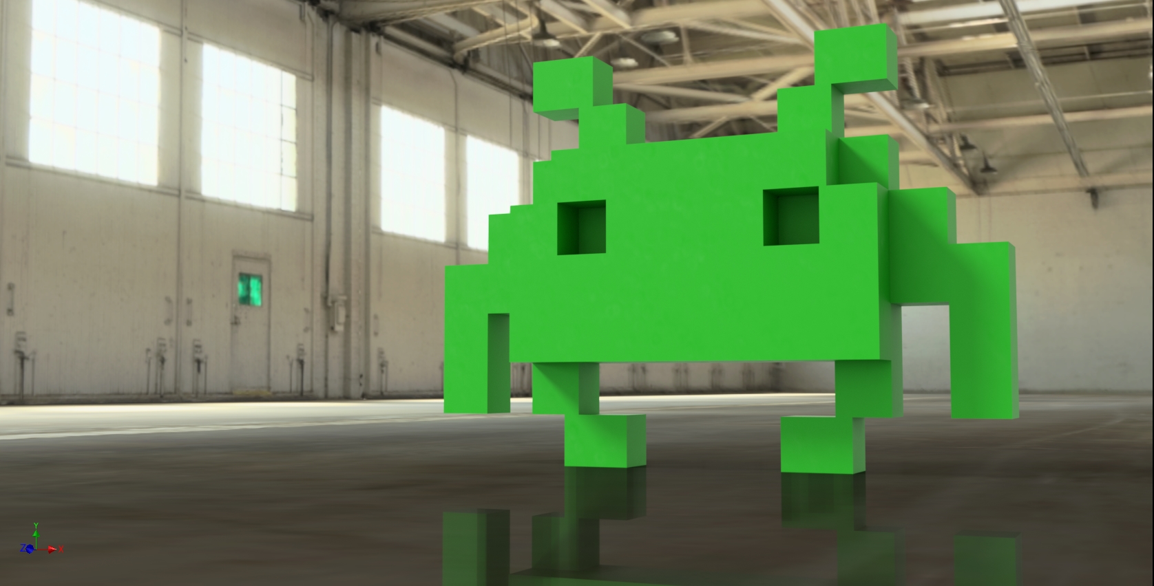 3D Space Invader