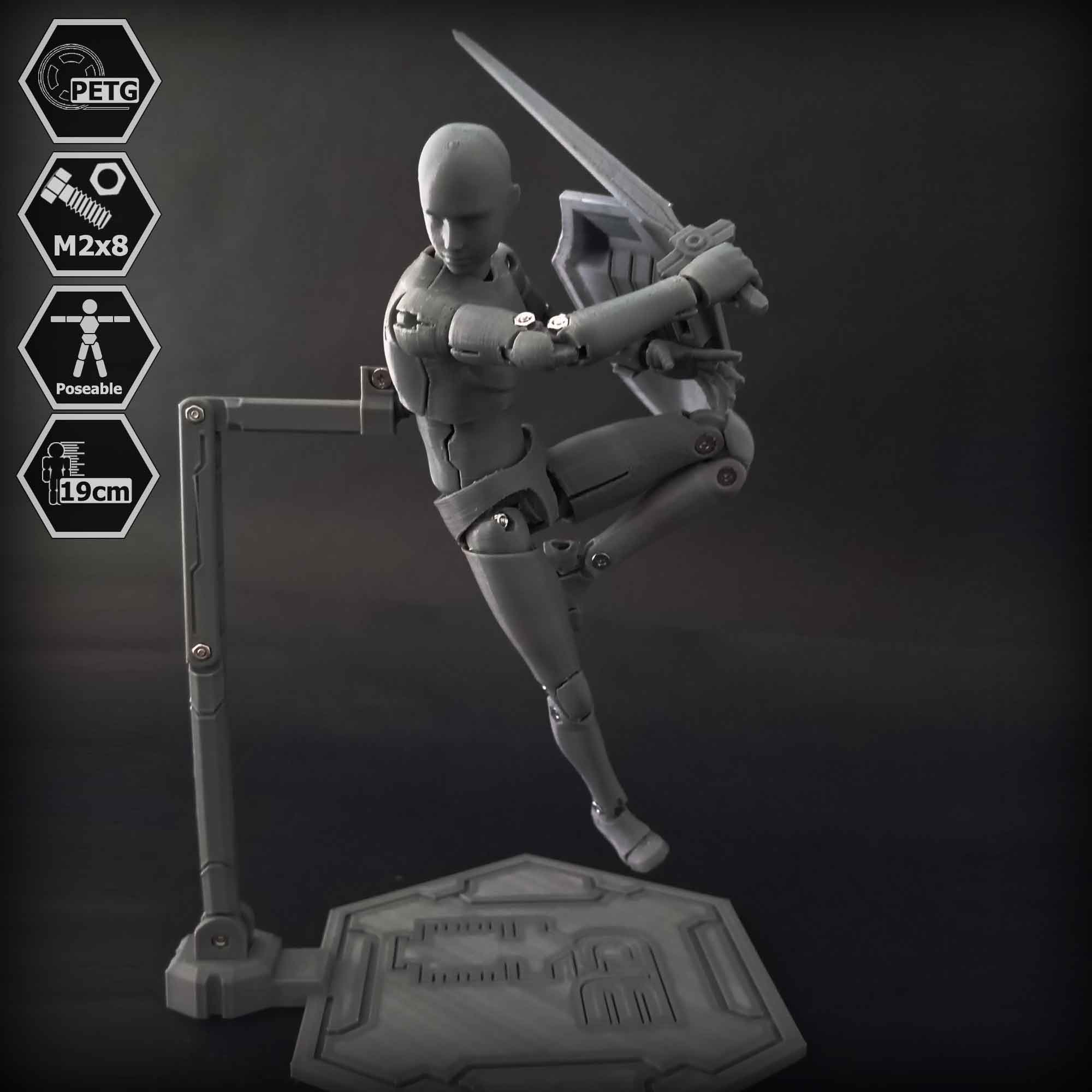 1/10 Scale Action Figure A.D.A.M 01 - Action Figure 07