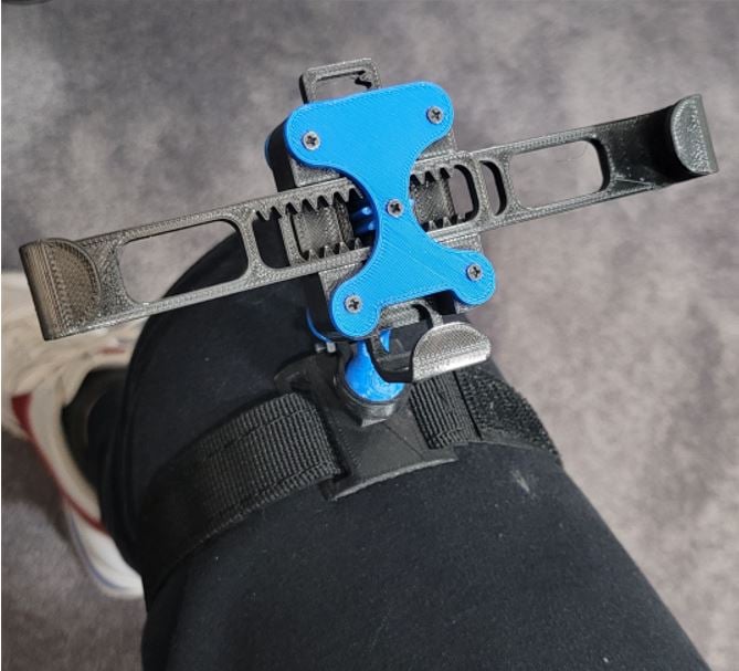 Gravity Phone Stand and Airplane Leg Mount