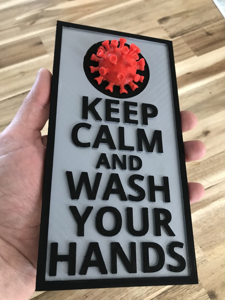 Keep Calm Wash Your Hands Coronavirus