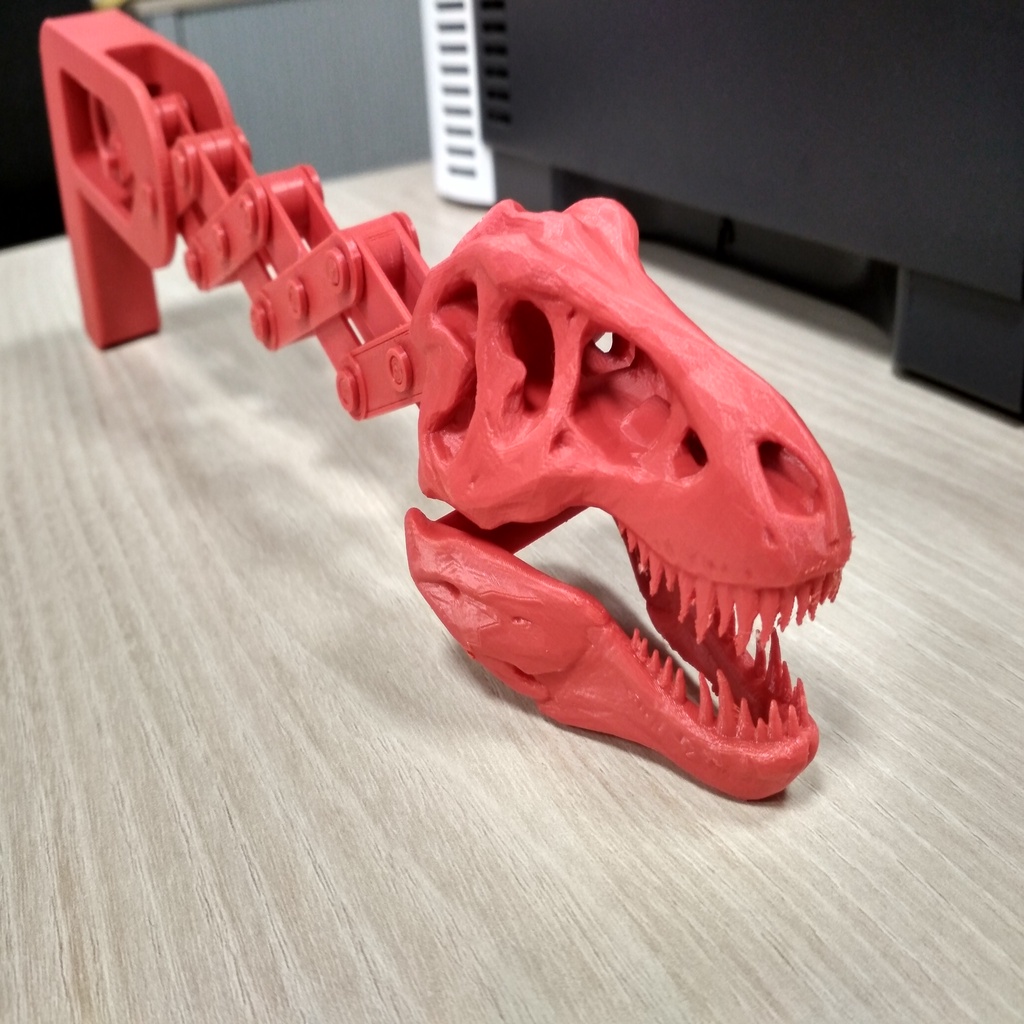Scissor mechanism dinosaur toy