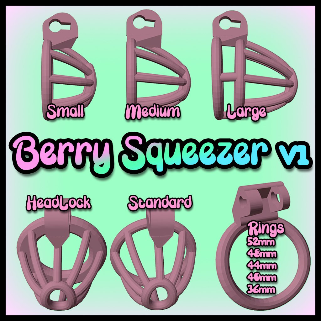 Berry Squeezer V1 Chastity Cage