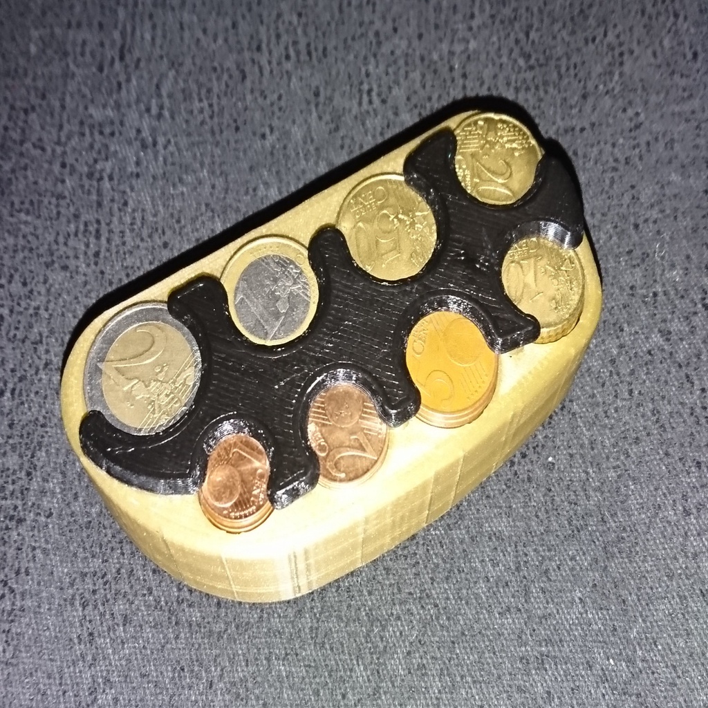 Euro coin dispenser