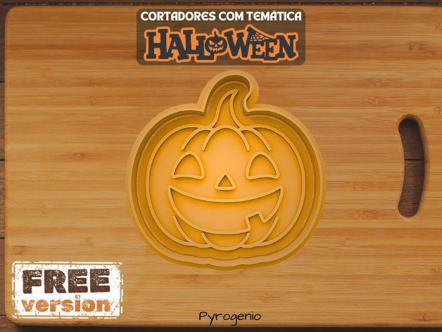 Halloween Cookie Cutter – Happy Pumpkin
