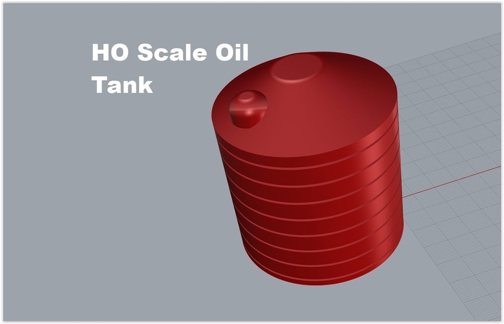 HO Scale Oil Tank