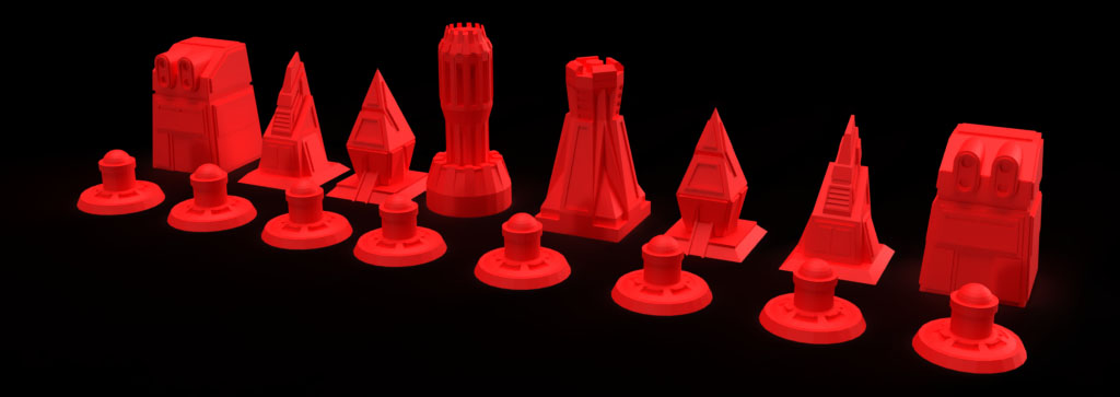 Sci-Fi Building Chess