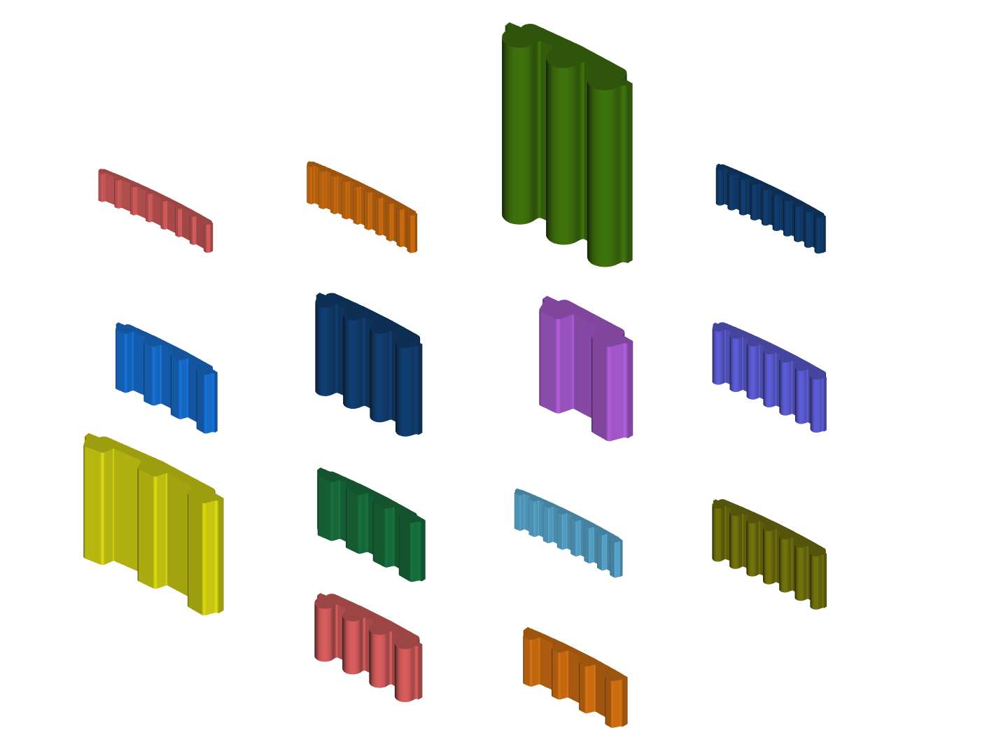 Parametric timing belt (spiral)