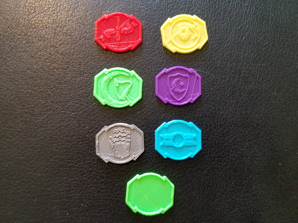 Lords of Waterdeep building markers