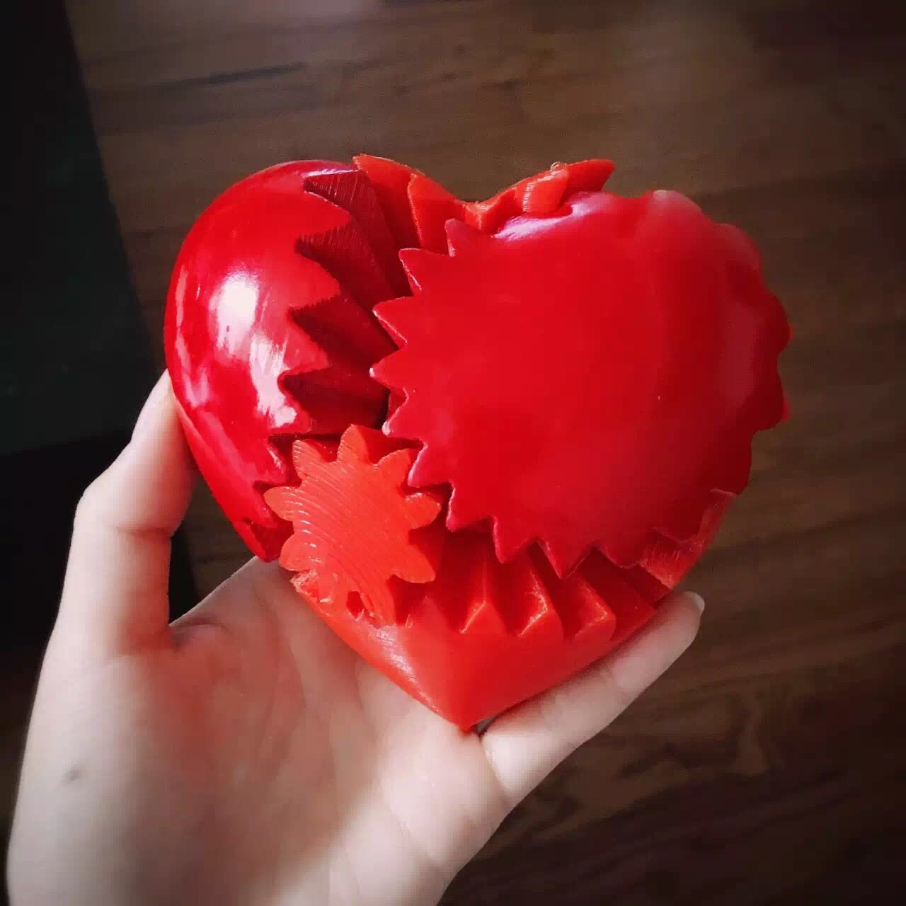 Split & De-monogramed "emmett's Geared Heart"(2014 version)