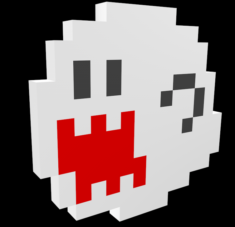 Pixel Art - Super Mario Ghost