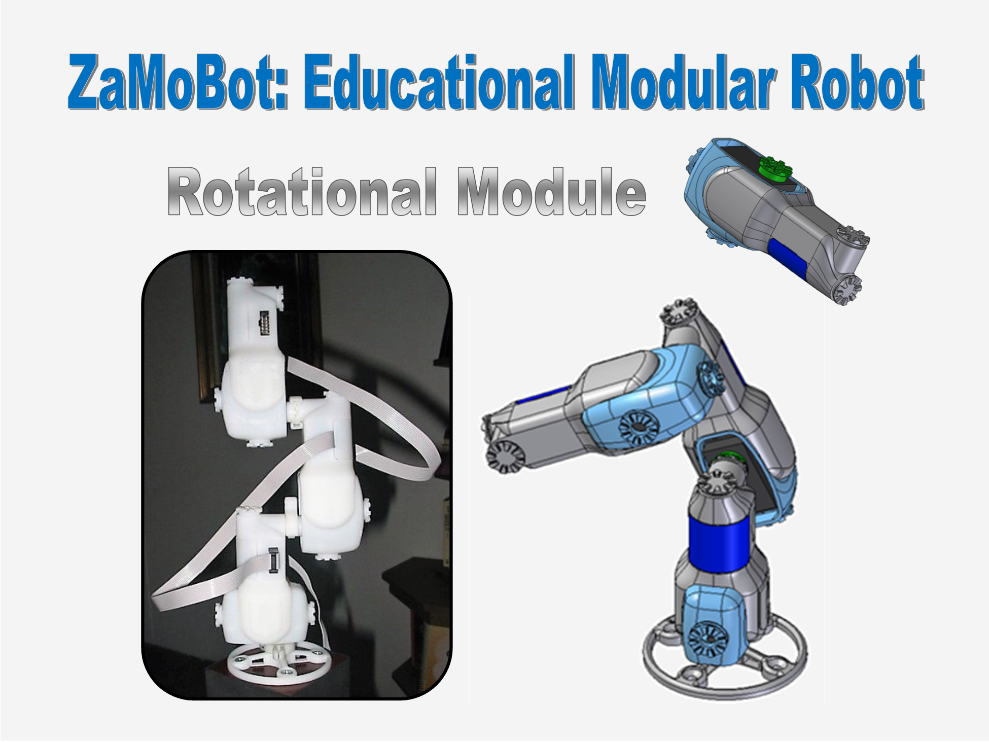 Modular Robot Rotational Module (ZaMoBot )