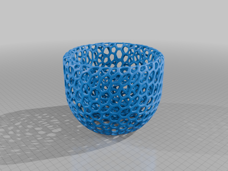 Voronoi Orchid Pot - Rounded