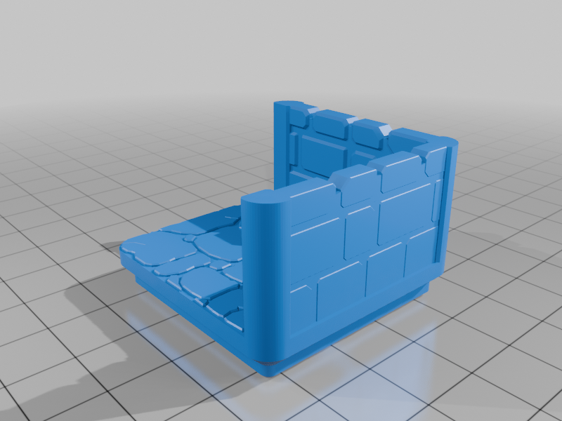 Gridfinity Dungeon Kit Joining and Half Pieces