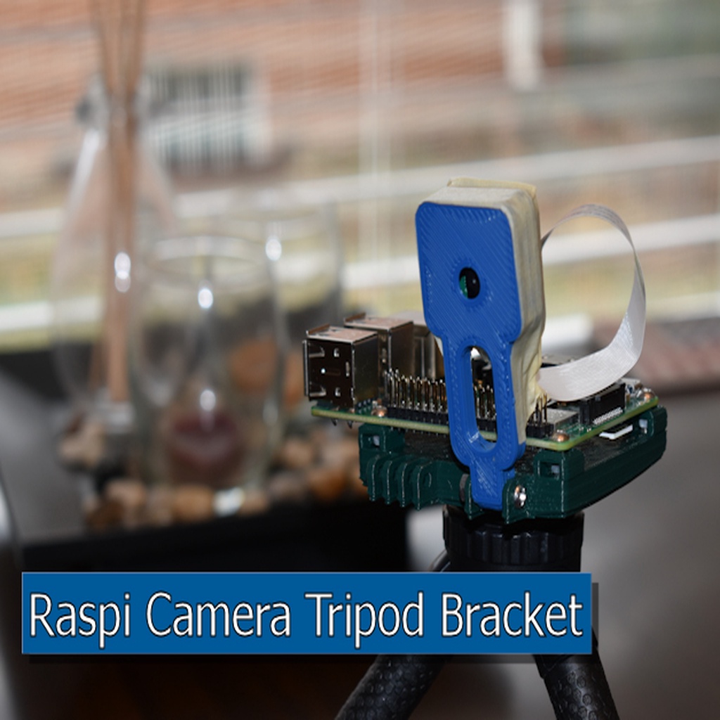 Raspberry Pi + Camera Tripod Mounting Bracket