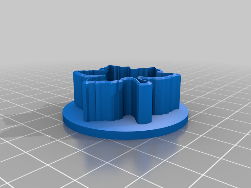 Maple Leaf Cookie Cutter with base