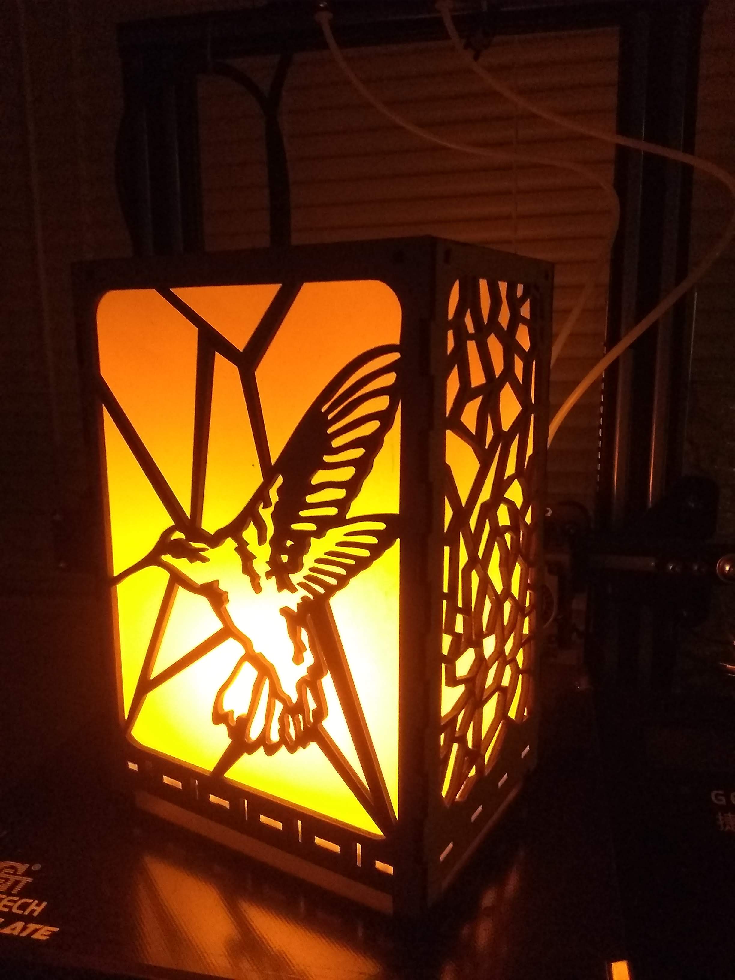 Battery Powered LED Flame Bulb Lantern