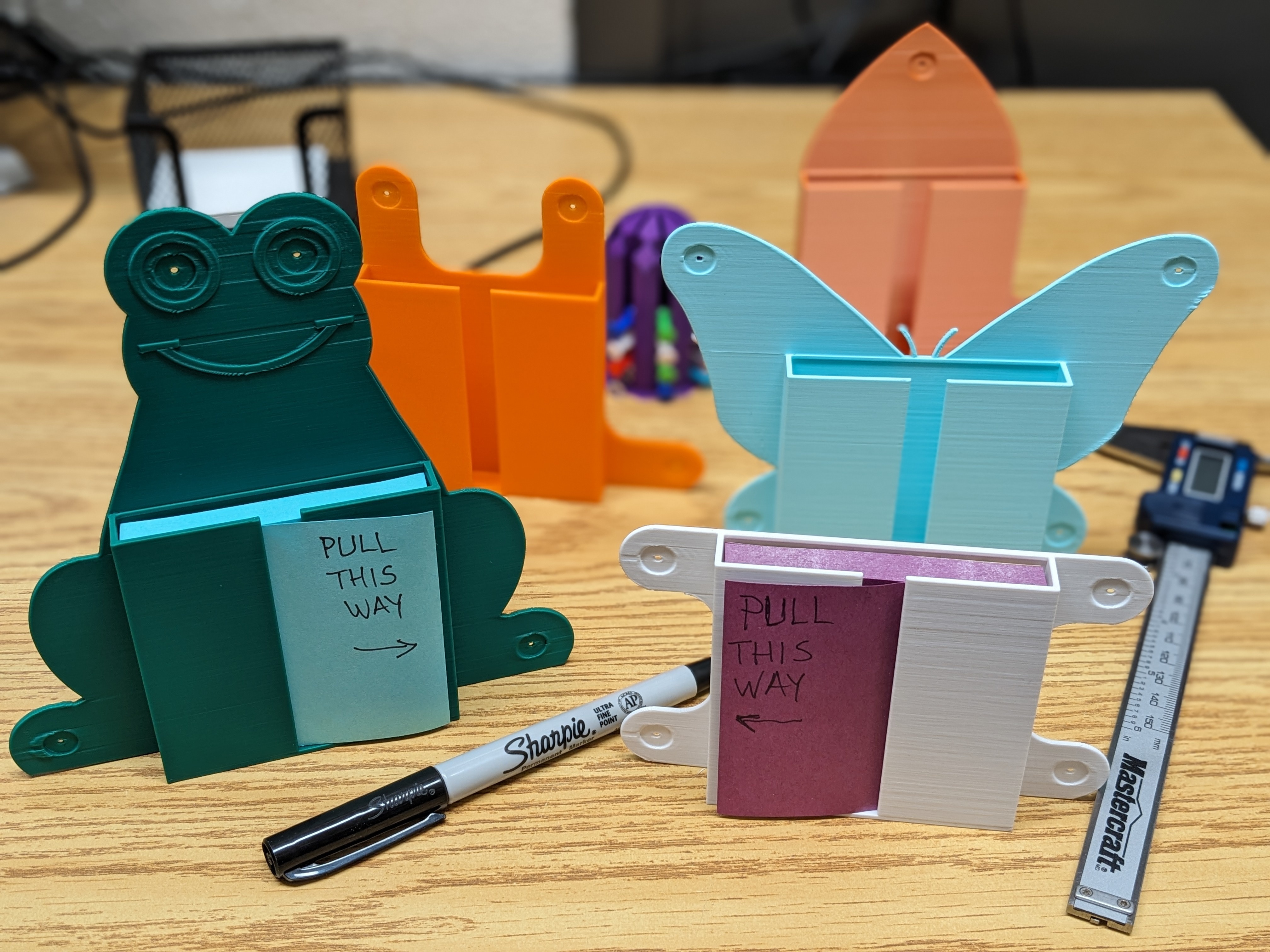 Post-It Pop-up Cork Board Note Holder / Dispenser