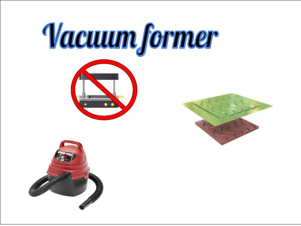 Vacuum former laser/print