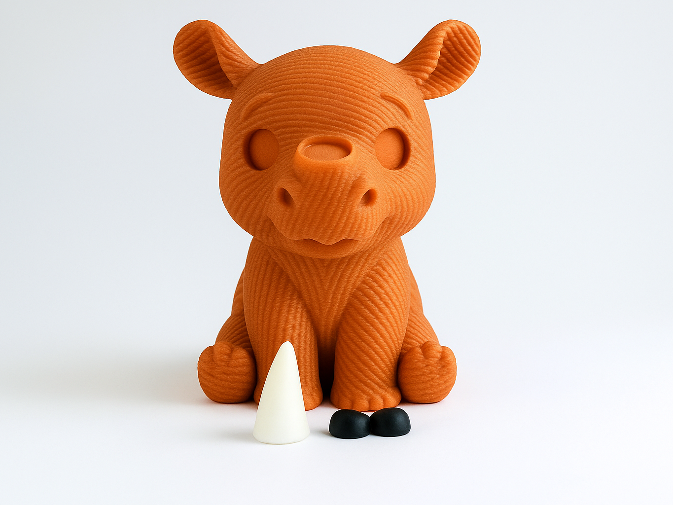 Knitted Rhino - NO AMS - Cute Animals