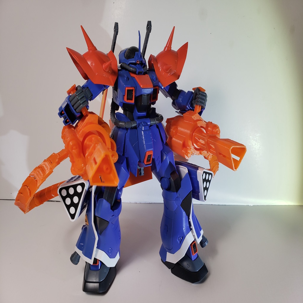 RE 1/100 Gundam Efreet Custom Motorized Miniguns