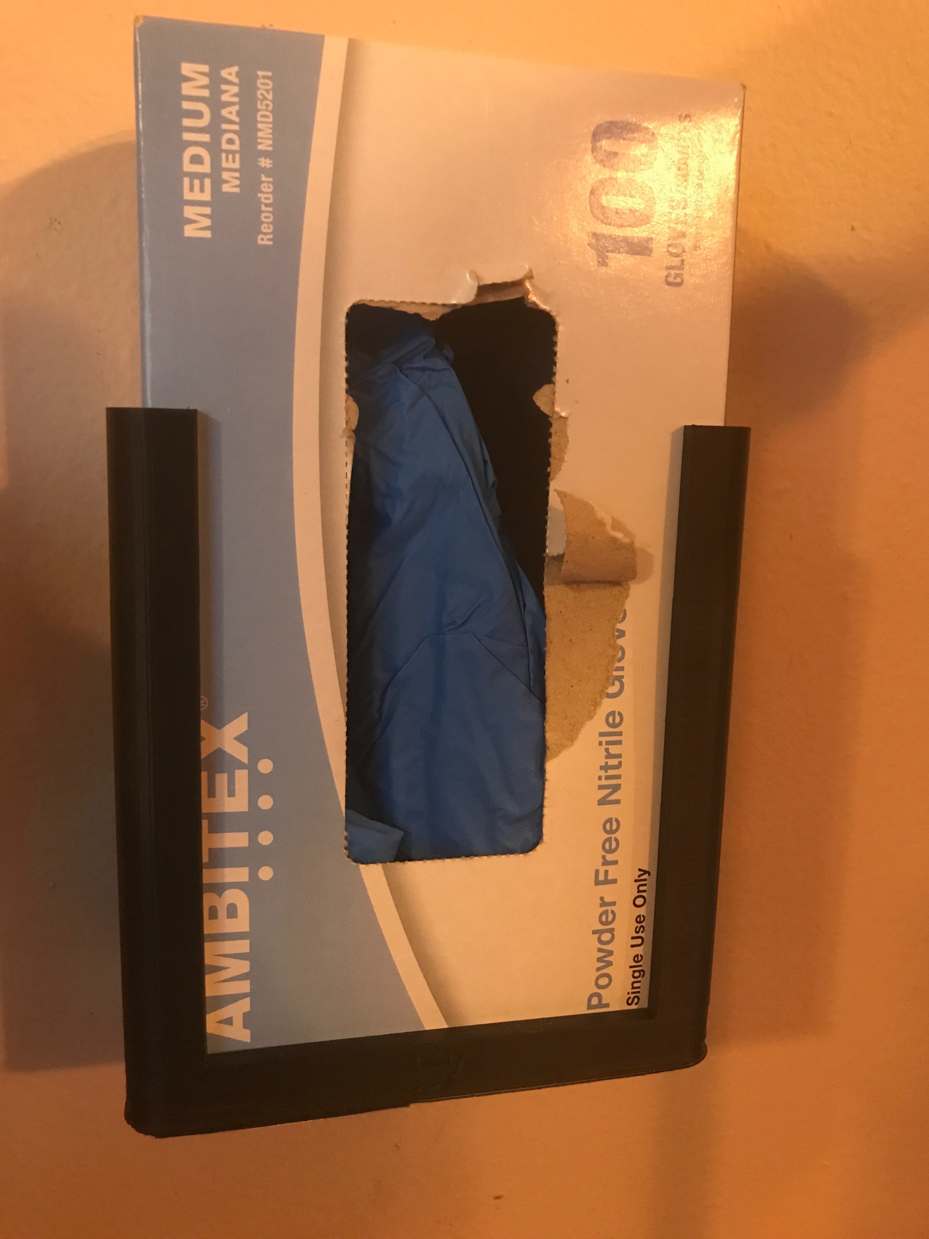 Nitrile Glove Box Wall Hanger