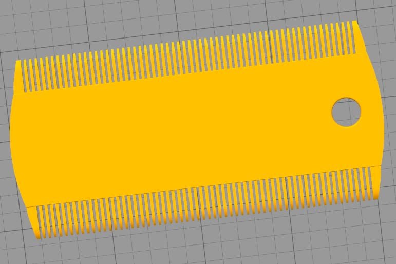 Double Flea Comb for Cat or Monkey