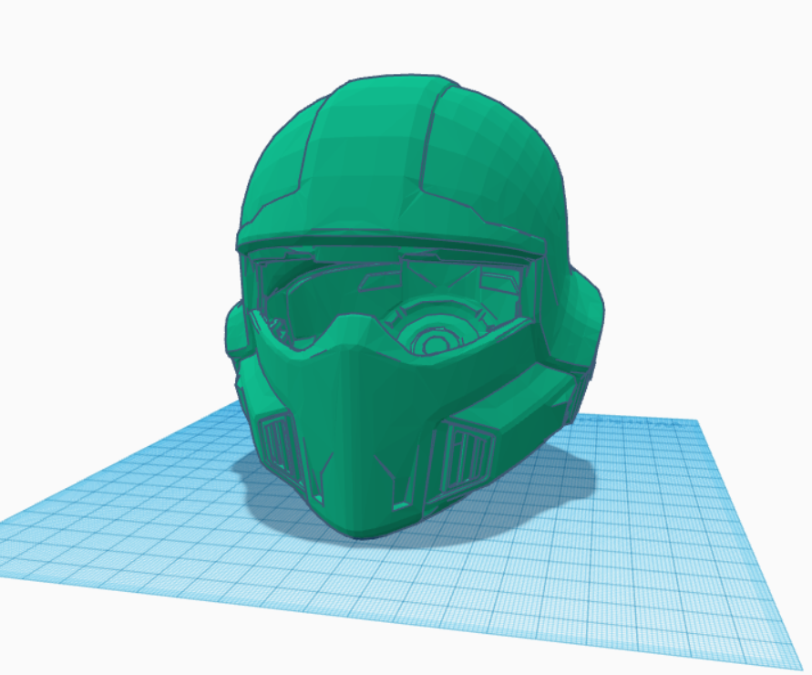 HellDivers 2 helmet (low Poly)
