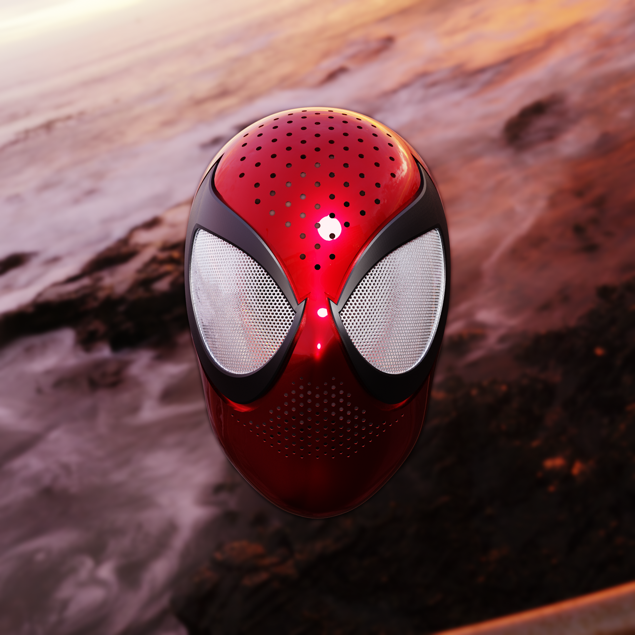 Ultimate Spider-man faceshell