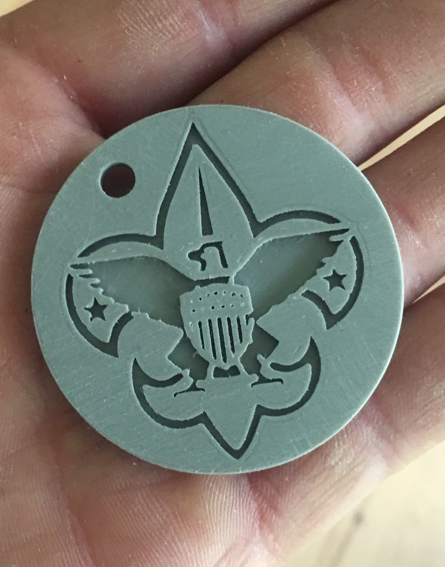Boy Scout Logo keychain