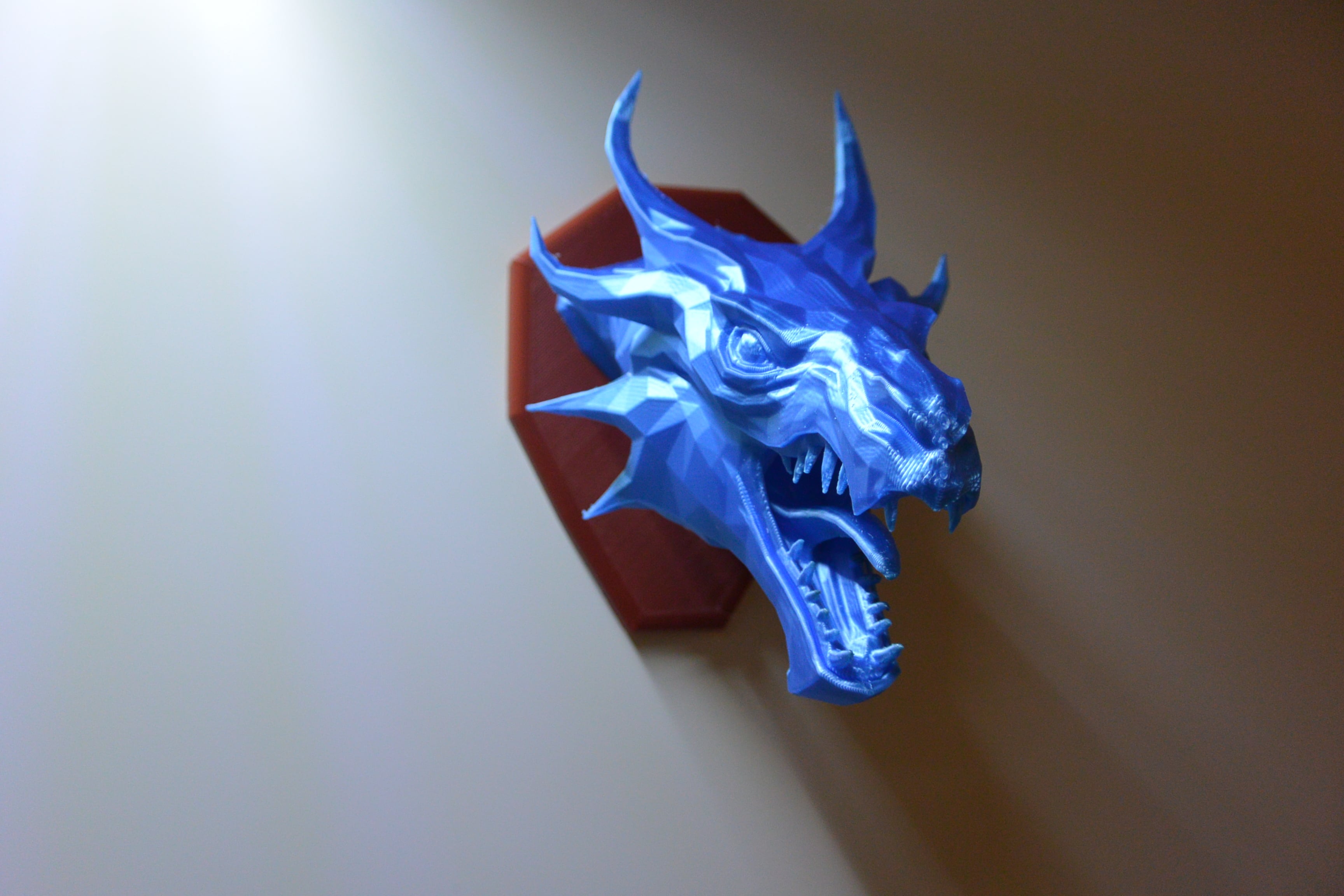 Skyrim Swamp Dragon wall Trophy