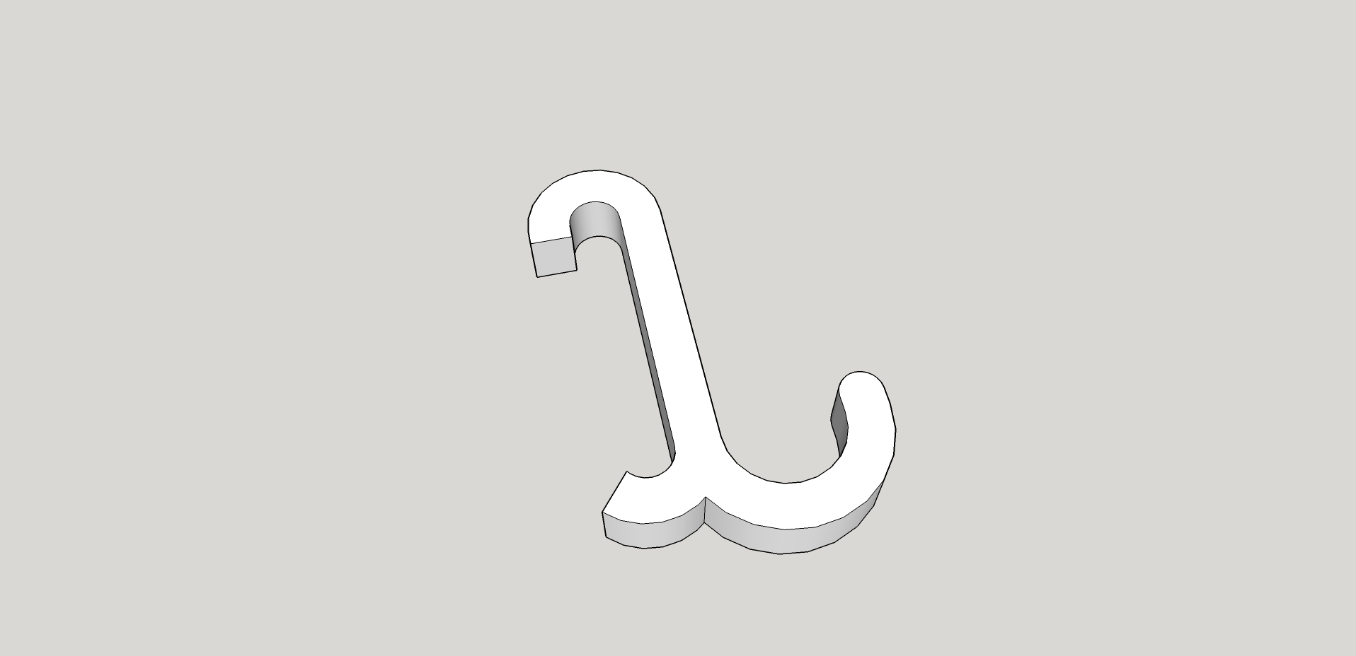 Snap in wire shelving hook 2