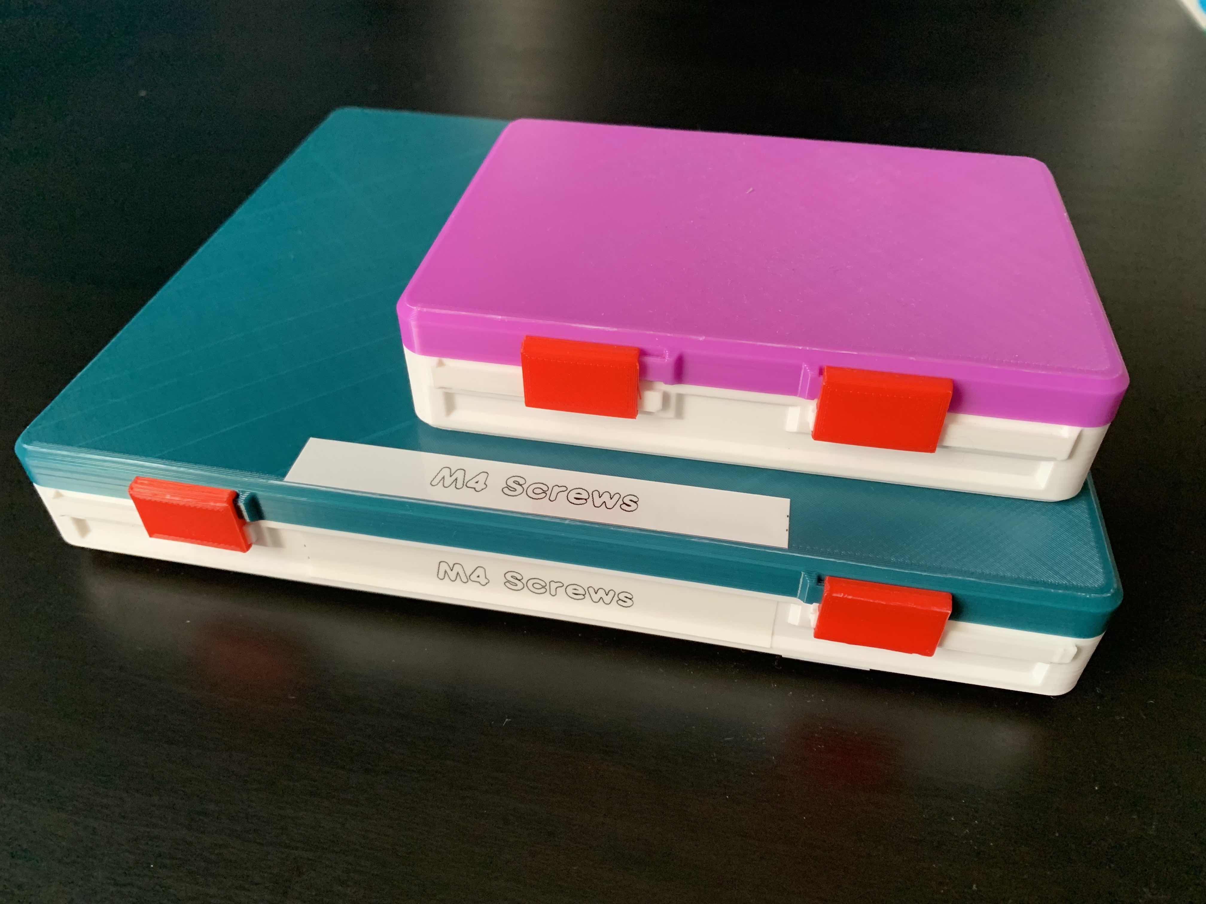 Small storage system with slide locks