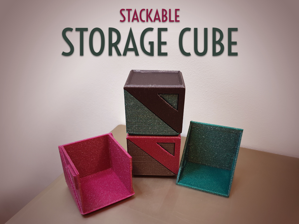 Stackable Storage/Gift Cube