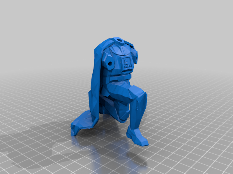 LowPoly Darth Vader Pen Holder (screw assembly)