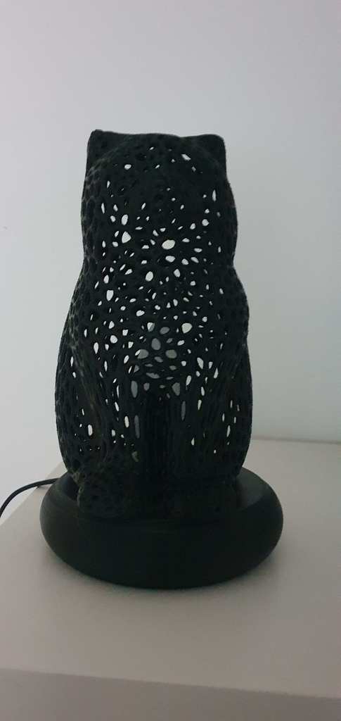 Katze - Voronoi - Lampe