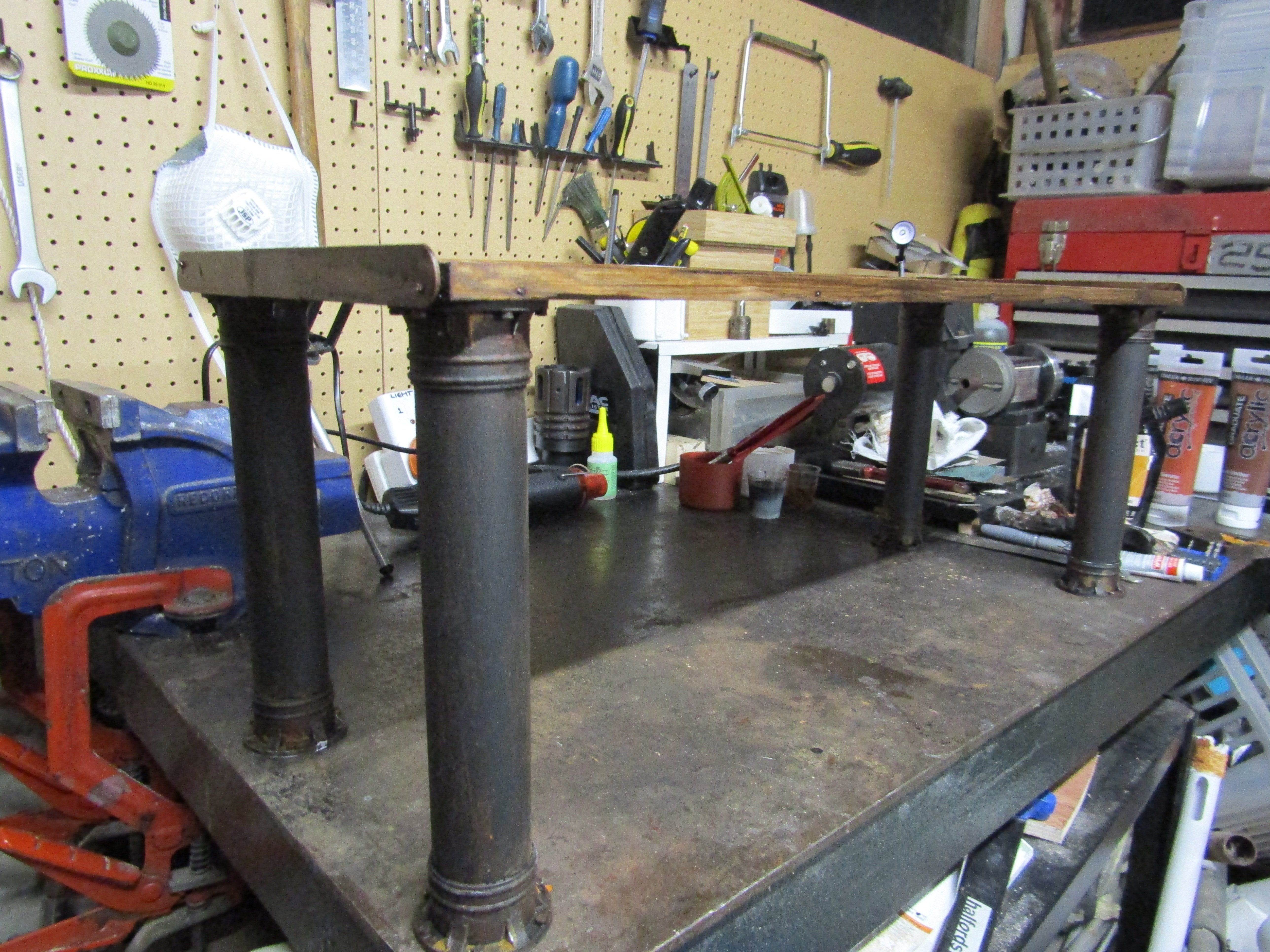 Victorian steampunk pier shelf