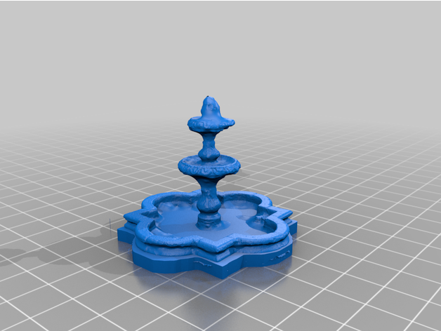 FICHIER pour imprimante 3D : jardin Featured_preview_Handcarved_Mexican_Fountain