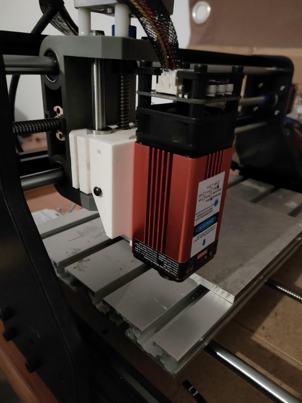 Support Laser 20W (40x40mm) pour CNC 3018