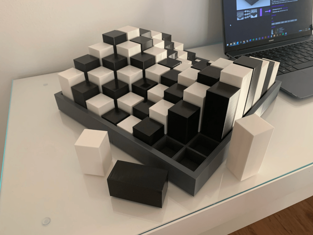 3D CHESS BOARD - CUSTOMIZABLE