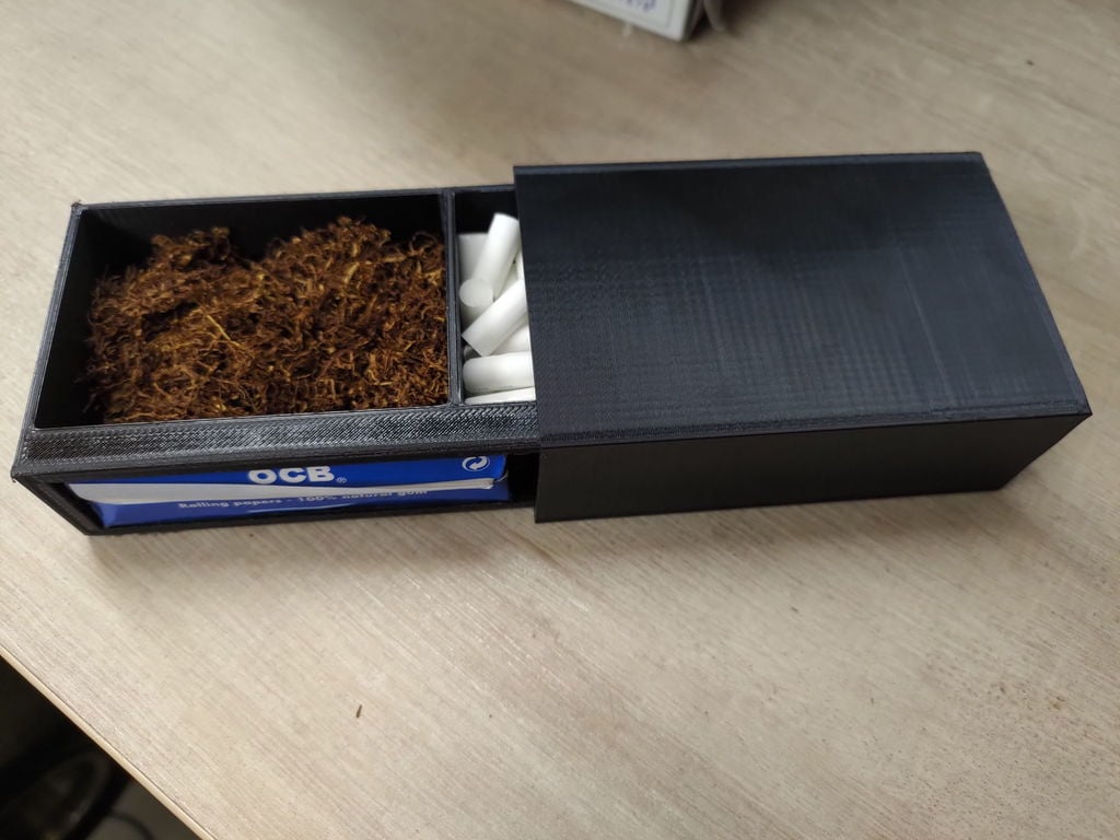 rolling tobacco box