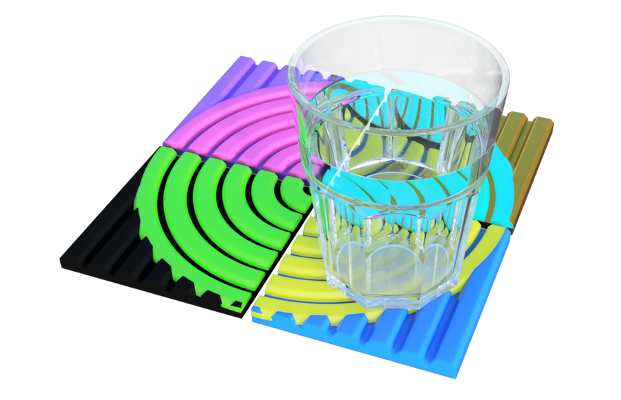 Dual Color Coaster for Drinks 