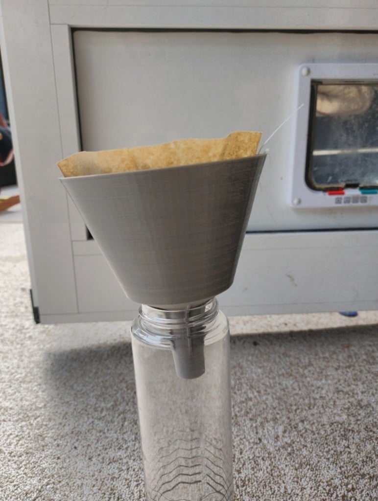 Funnel for coffee filters