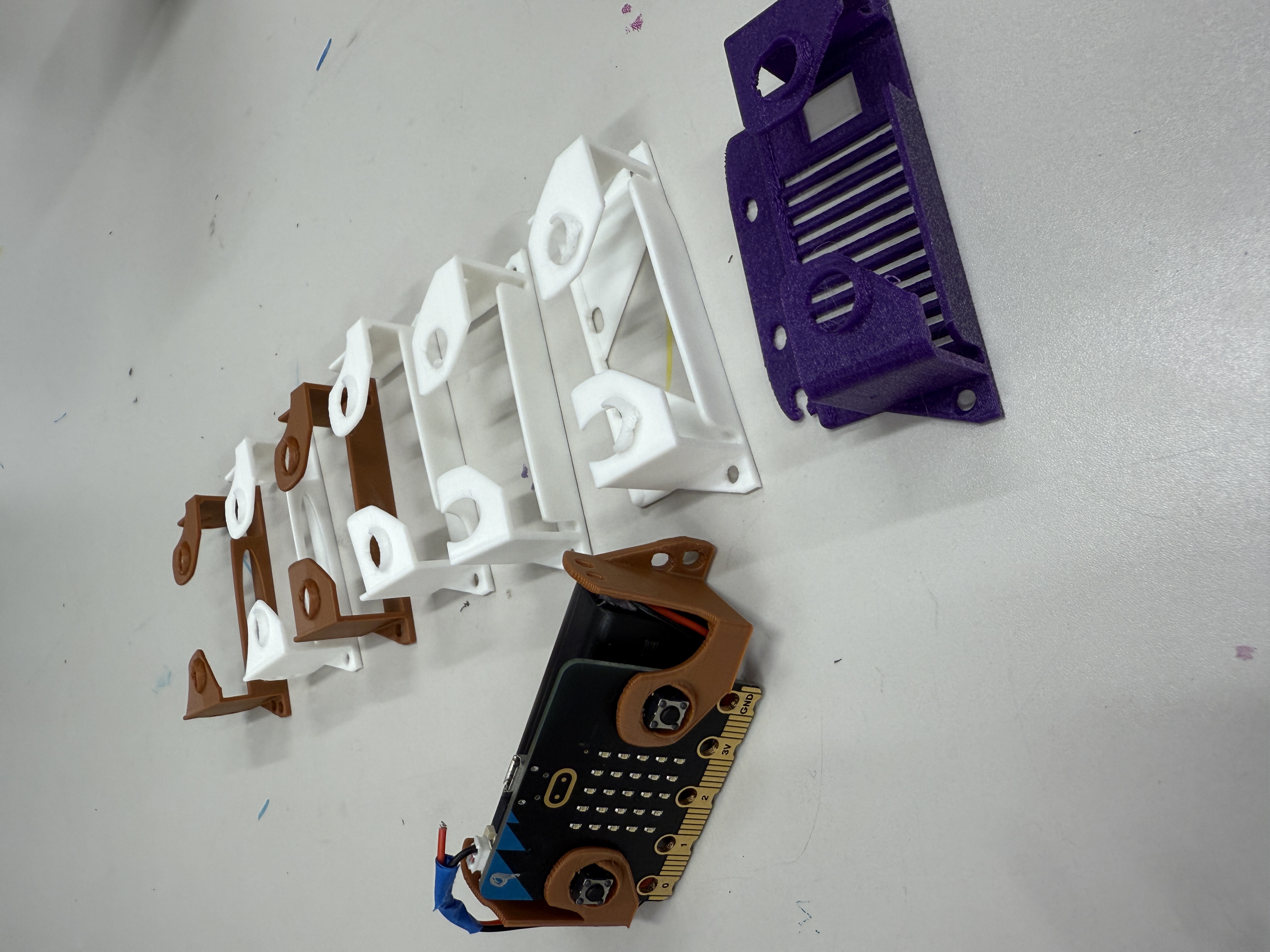 Microbit and Battery Case Holder v2