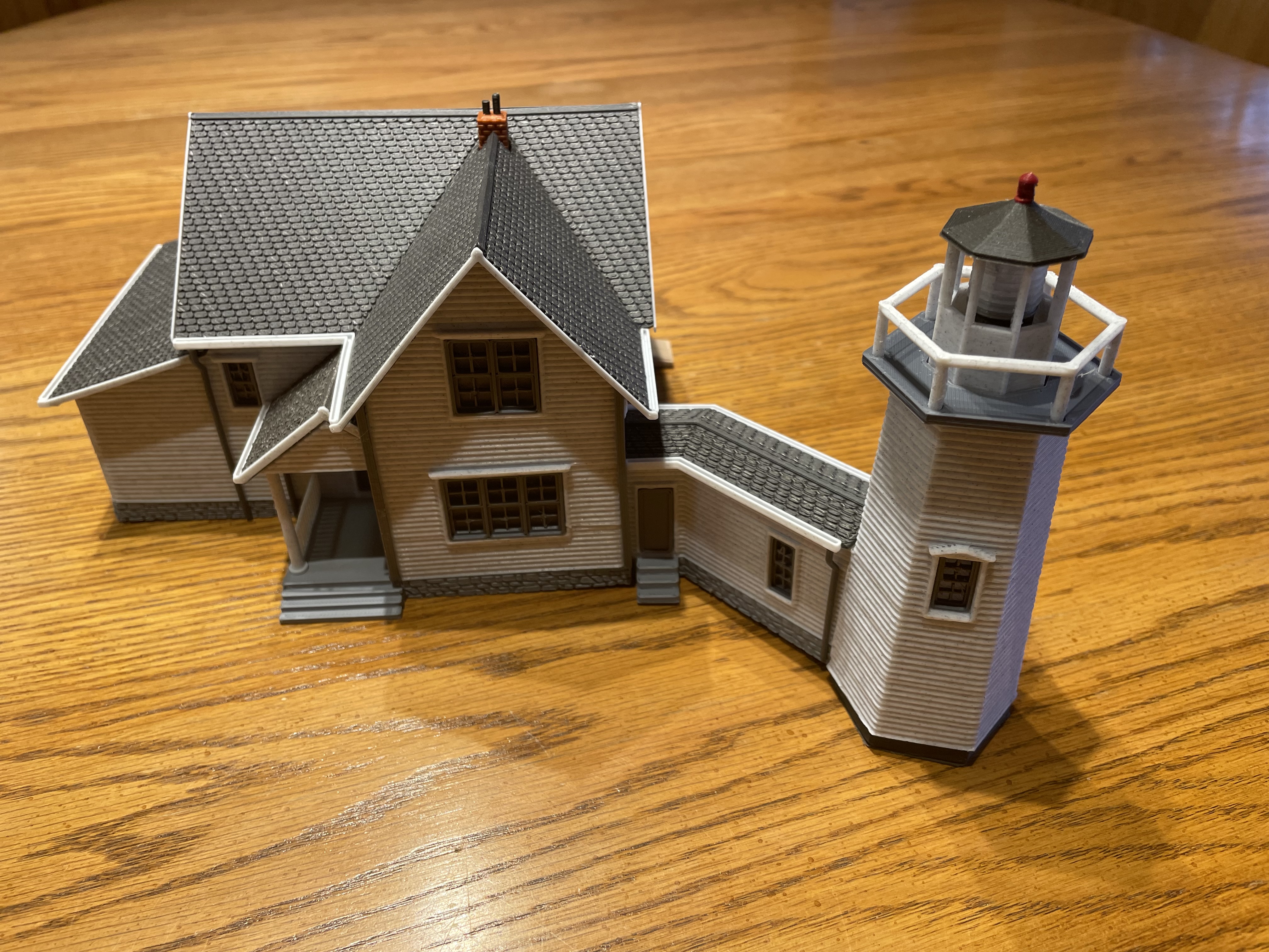 HO Scale Wings Neck Lighthouse