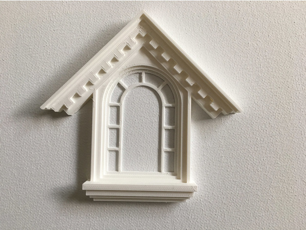 FICHIER pour imprimante 3D : porte - fenetre- volet Featured_preview_DORMER_W_ARCH_WINDOW