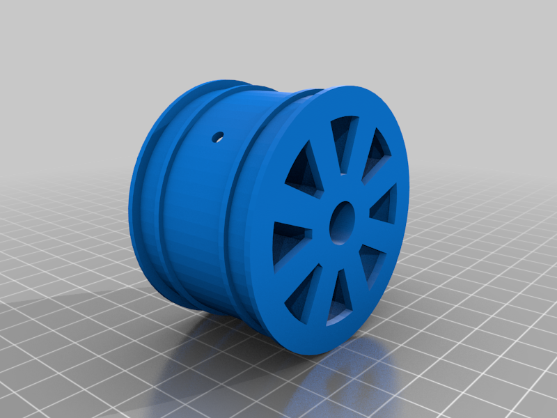 LcRacing to 1/10 scale wheels conversion