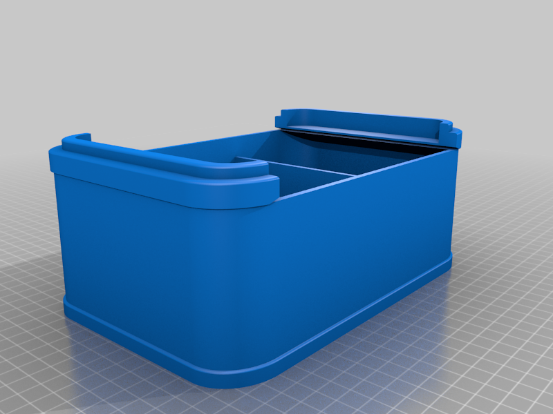 Tea box with divider