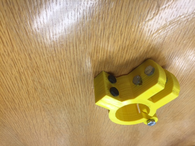 Polaris RZR roll cage clamp